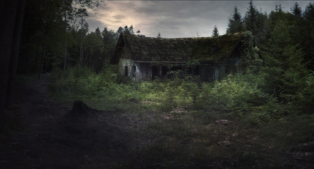 house matte painting